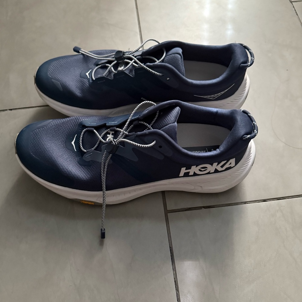 Hoka Navy transport sneakers size 10.5